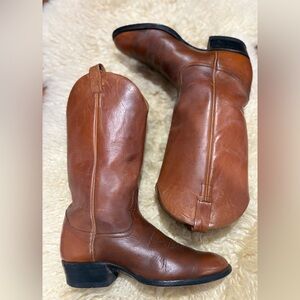 Cutter Bill vintage men’s cowboy boots all leather sz 9 1/2 made in 1981